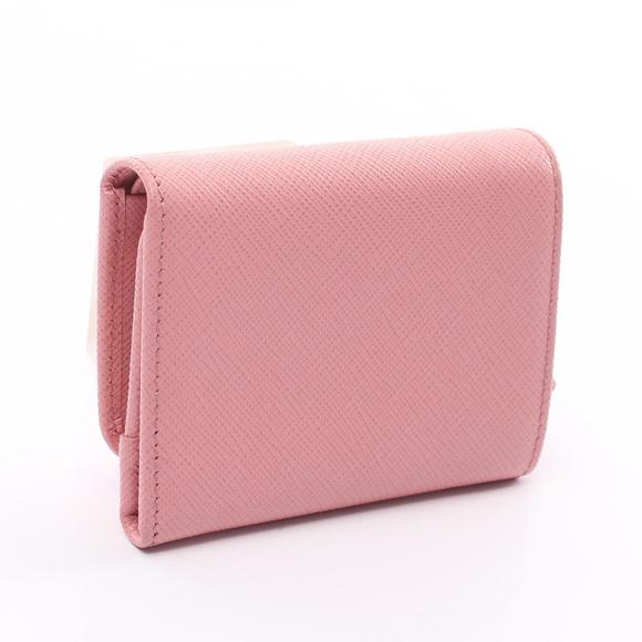 Prada Trifold Wallet Saffiano Leather Pink - Picture 2 of 8